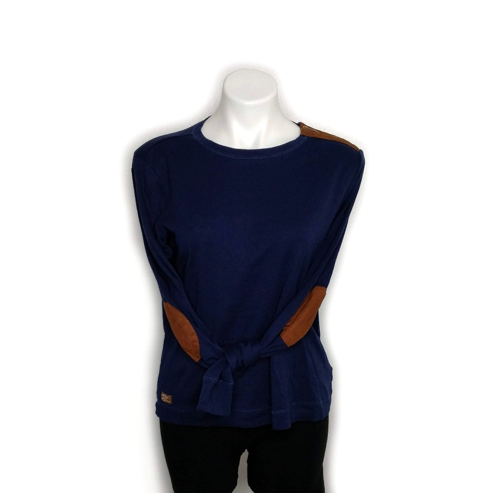 Lauren Ralph Lauren Navy Long Sleeve Tee
